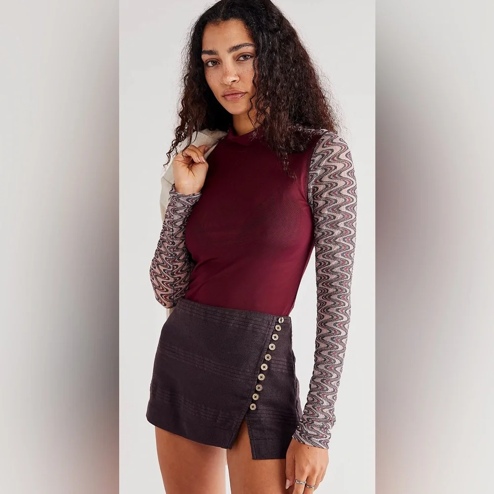 NWOT Free People Eve Top Size L